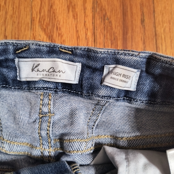 KanCan Style VBK1936A High Rise Ankle Skinny, Women's Waist 25" - Picture 7 of 16